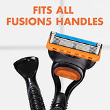 Gillette Fusion5 Mens Razor Blade Refills, 12 Count, Lubrastrip for a More Comfortable Shave