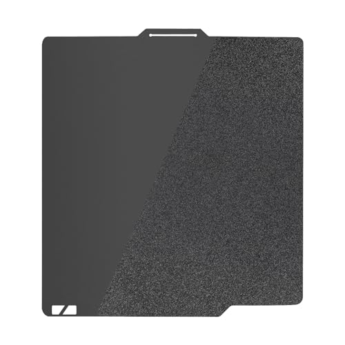 Textured PEI Build Plate for Bambu Lab X1 X1C X1E P1P P1S A1, Flexible Double Sided Smooth Textured PEI Spring Steel Sheet 257x257mm Good Adhesion Plate for Bambulab 3D Printer Series
