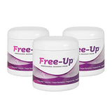Free-Up Professional Massage Cream, Fragrance Free – Great Glide, Lubricity, Tissue Perception – 16 Ounce Jar, 3 Pack