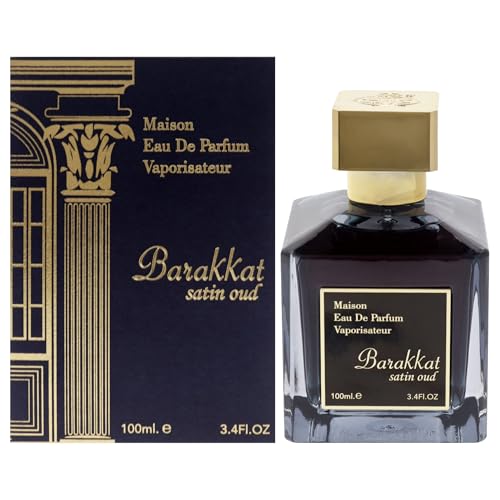 Maison Barakkat Satin Oud by Fragrance World for Unisex - 3.4 oz EDP Spray