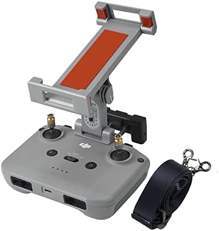 Hanatora RC-N3 N2 N1 N1C Remote Controller 4.7-12.9 Inch Tablet Holder Mount for DJI Flip,Neo,Air 3S/3/2S/2,Mavic 3 Classic,Mini 4K/4 Pro/3/2/2 SE Drone,Extended Control Phone Clip with Lanyard