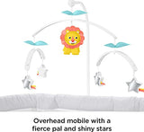 Fisher-Price Baby Bedside Sleeper Soothing Motions Bassinet With Lights Music Vibrations & Overhead Mobile, Windmill