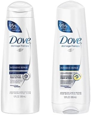 Dove Intense Repair Shampoo & Conditioner Set, 12 Fl. Oz. Each