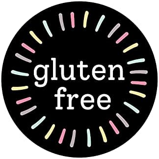 Mobiusea Creation Gluten Free Stickers Roll | 1.5 Inch | Waterproof | 500pcs Gluten Free Labels for Cookie Cupcake Stickers Homemade Bakery Bread Bags Labels Baked Goods Packaging