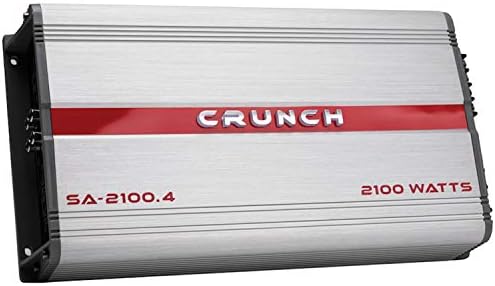 Crunch SA-2100.4 Smash Series 2,100-Watt 4-Channel Class AB Amp