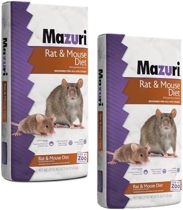 Mazuri | Rat & Mouse Diet | 2 Pack of 25 Pound Bags