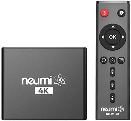 NEUMI Atom 4K Ultra-HD Digital Media Player for USB Drives and SD Cards - Plays 4K/UHD 60fps Videos, HEVC/H.265, HDMI and Analog AV, Automatic Playback and Looping Capability