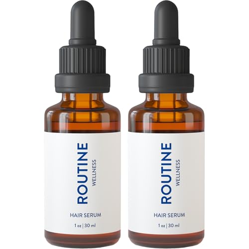 Routine Wellness Advanced Hair Serum - Nourishing Scalp Treatment for Enhanced Hair Support and Thickness with Natural Oils, Ideal for Men & Women - 30ml (Pack of 2)