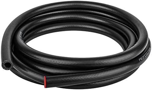 5/16 Inch (8mm) ID Fuel Line Hose 10FT NBR Rubber Push Lock Hose High Pressure 300PSI for Automotive Fuel Systems Engines