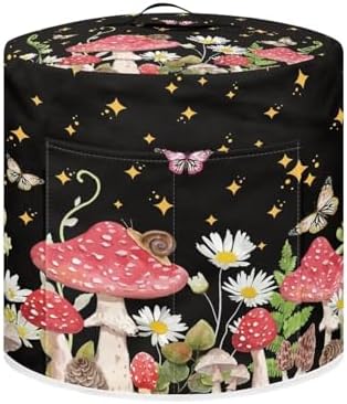 Snails Mushroom Dust Cover Compatible with 8 qt Instant Pot for Electric Pressure Cooker Rice Cooker and air Fryer Insulated Cloth Cover Keep Appliance Clean Home Decorations