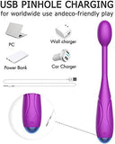 BYLUM Rechargeable Handheld Muscle Massager 10 Speeds 10 Massage Frequencies Cordless Electric Massager Silent Deep Tissue Massage Tool S5F5S