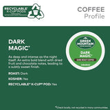 Green Mountain Coffee Roasters Dark Magic, Keurig Single Serve K-Cup Pods, Dark Roast Coffee, 60 Count, (6 Packs of 10)