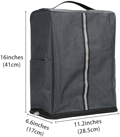 Ice Cream Maker Storage Bag Compatible with Ninja Creami Breeze NC201,NC299AMZ,Ninja NC301,Family Picnic, Outdoor Barbecue, Home Cooking(Dark Grey)