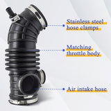 Air Cleaner Intake Hose Tube with Clamps for 2001-2003 Infiniti QX4 2001-2003 Nissan Pathfinder V6 3.5L 16576-4W00A