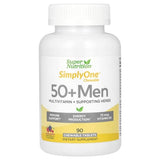 SuperNutrition Multi-Vitamin for Men 50+, High-Potency, One/Day Chewable Tablets, 90 Day Supply Wild Berry 90 Count (Pack of 1)