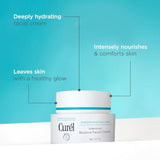 Curel Japanese Skin Care Intensive Face Moisturizer Cream, Face Lotion for Dry to Very Dry Sensitive Skin, For Women and Men, Anti-Aging Fragrance-Free Anti-Wrinkle, 1.4 oz