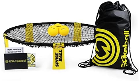 Spikeball 3-Ball Original Roundnet Game Set, Includes 3 Balls, Net, and Bag