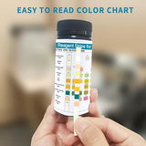 URS 9-in-1 Urine Test Strips 9 Parameters Testing UTI, Protein/Leukocytes/Nitrite/pH, 100 CT