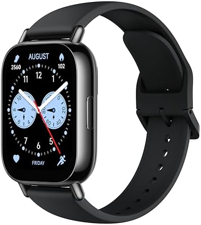 Xiaomi Redmi Watch 5 Lite Global 1.96" Amoled Up to 18 Days Battery GNSS Dual Mic 150+ Workout Modes 5ATM Water Resistance Heart Rate Sensor (Black)