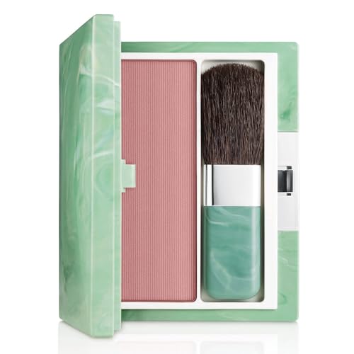 Clinique Soft-Pressed Powder Blusher Blush | Buildable Color + Natural Finish, New Clover, 0.27 Ounce