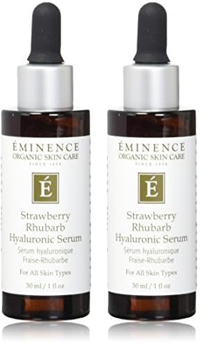 Eminence Strawberry Rhubarb Hyaluronic Serum, 1 Ounce (Pack of 2)