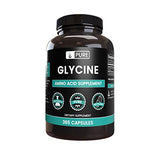 Pure Original Ingredients Glycine (365 Capsules) No Magnesium Or Rice Fillers, Always Pure, Lab Verified