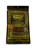 Cedar Creek | Air-Dried Thinly Sliced | 4oz pack | No Artificial Preservatives | Grass Grain Fed Beef | Clean Healthy Snack (Peppered)