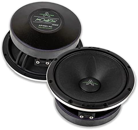 Deaf Bonce 6.5" 180W RMS 4-Ohm Mid-Range Speaker Set Apocalypse Series AP-M61AC