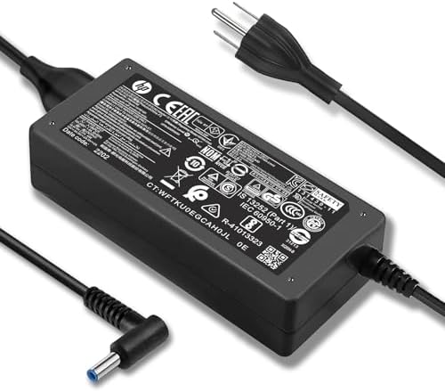 45w Smart ac Adapter Fit for HP Pavilion 11 12 13 14 15 Stream 11 13 14 Elitebook 840 850 820 725 745 G3 G4 ProBook 455 640 645 650 655 Fit HP 741727-001 721092-001 19.5V 2.31A Blue Tip Power Charger
