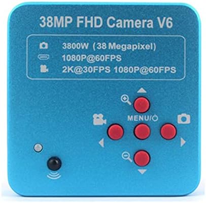 Microscope Kit Full HD 1080P 60FPS 2K 3800W 38MP HDMI USB Industrial Electronic Digital Video Microscope Camera Microscope Lens Adapters (Color : Camera)