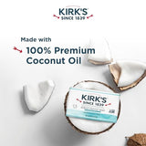 Kirk's Castile Bar Soap Clean Soap for Men, Women & Children | Premium Coconut Oil | Sensitive Skin Formula, Vegan | Fragrance-Free/Unscented | 4 oz. Bars - 18 Pack