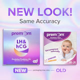 Premom Quantitative Ovulation Predictor Kit：40 Ovulation Tests + 10 Pregnancy Tests - Advanced Ovulation Test Strips Combo 40LH+10HCG Test