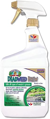 Bonide Captain Jack's Deadweed Brew, 32 oz Ready-to-Use Spray, Controls All Types of Weeds and Grasses, For Organic Gardening
