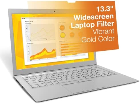 3M Gold Privacy Filter for Full Screen 13.3" Widescreen Laptop with Comply Attachment System (GF133W9E)