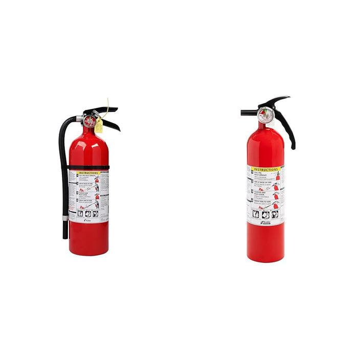 Kidde 3-A:40-B:C 9 Lb Commercial Use Aluminum Fire Extinguisher Bundle with 1-A:10-B:C 2.5 Lb Home Use Extinguisher