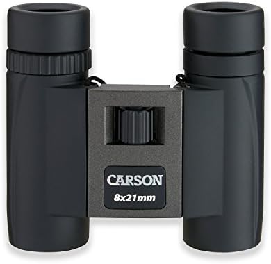 Carson TrailMaxx 8x21mm or 10x25mm Compact and Lightweight Camping, Hiking, Birding or Travel Binoculars (TM-821, TM-025)