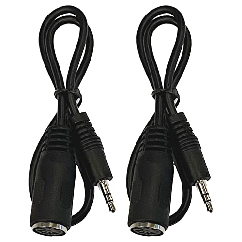 (2 Pack of Type-A MIDI to 3.5mm Adapter 14" Inch Cable