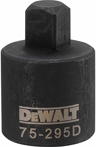DEWALT Socket Adapter, Impact Rated, SAE, 3/4-Inch to 1/2-Inch Drive (DWMT75295B)