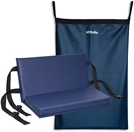 NYOrtho Wheelchair Foot-Rest Extender Elevating Pad - Leg Cushion Protector + Carrying Bag | Secures Easily with Quick-Release Strap Seat Widths 22" - 24" + Carrying Bag, 1" Foot Platform