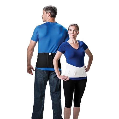 Core Products Corfit LS Lumbar Support Adjustable Back Brace for Pain Relief, Men/Women - Black, Medium/Large