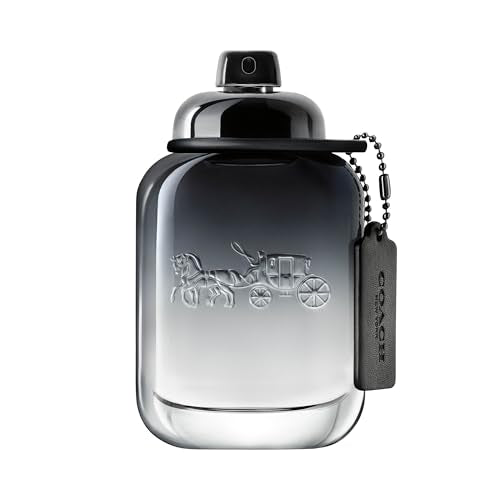 Coach for Men Eau de Toilette - Long Lasting Fragrance with notes of Pear Nashi, Cardamom & Vetiver - Fougere & Woody