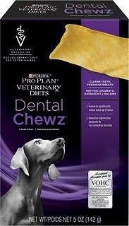 Purina Veterinary Diets Dental Chews Canine Treats Case of 6 5oz boxes