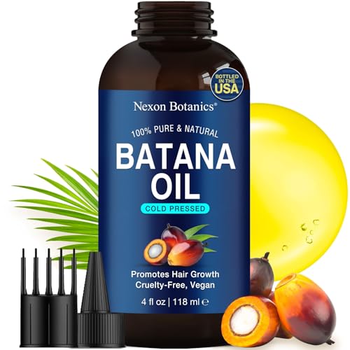 Raw Batana Oil for Hair Growth 4 fl oz - 100% Pure, Natural, Cold-Pressed Oil for Hair, Skin, Face & Lashes - Aceite de Batana