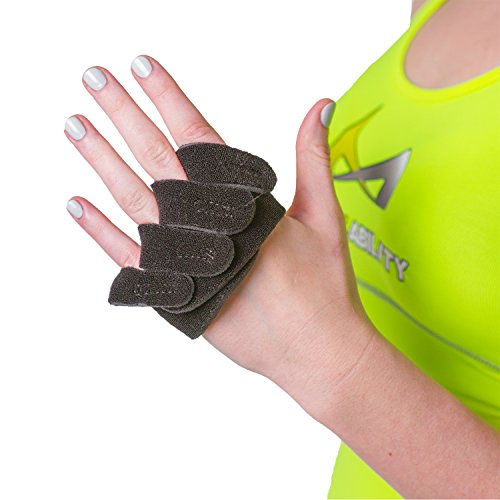 BraceAbility Ulnar Deviation & Drift Hand Splint | MCP Knuckle Joint Support Brace for Rheumatoid Arthritis & Tendonitis Pain Relief, Finger Straightener & Stretcher Glove - S (SM/MED) RIGHT