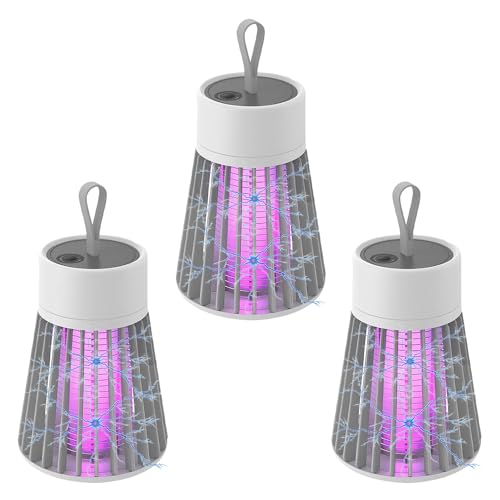 Mozz Guard 𝑴osquito 𝒁apper 2024, New Generation Portable Cordless Mozzguard 2.0,USB Charing and Low Noise, Suitable for Indoor, Home Garden, Camping, Picnic (3pcs)