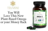 Truvani Algae Omega 3 | DHA Fatty Acids | Support for Joint, Immune, Heart, Skin, Brain Health | Vegan | 30 Day Supply