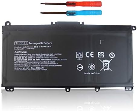 Laptop TF03XL Battery for HP Pavilion x360 15-CC 15-CD 15-cc154cl 15-cc060wm 15-cc152od 15-cc055od 15-cd040wm 17-AR007CA 920046-121 421 541 920070-855 HSTNN-IB7Y LB7J LB7X LB7L 14-BF Bateria