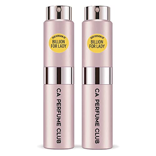 CA Perfume Impression of Jean P. Guiltier La Belle For Women Replica Version Fragrance Dupes Concentrated Long Lasting Eau de Parfum Spray Refillable Atomizer Bottle 0.27 Fl Oz-X2