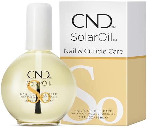 CND SolarOil Cuticle Oil, Blend Of Jojoba, Vitamin E, Rice Bran & Sweet Almond Oils, Moisturizes & Conditions