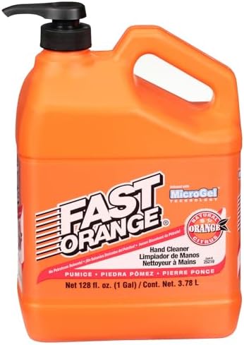 Fast Orange 25219 Pumice Lotion Hand Cleaner with Pump, 1 Gallon